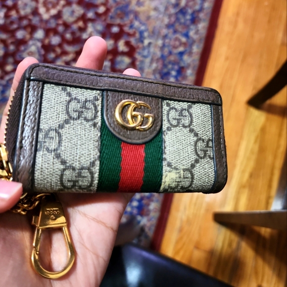 Gucci sherry line Keychain Cardholder key cles - Picture 1 of 5